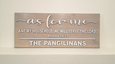 27” × 11.25” | Custom Name • Custom Message • Ready to Hang