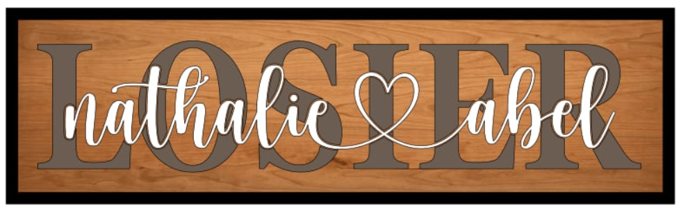 Nadine's Custom Wall Sign