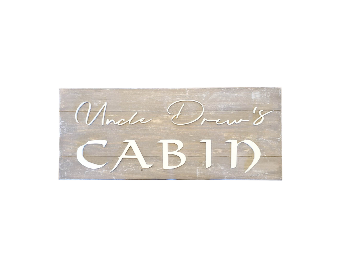 12" x 29" Custom Edge Routed Family Name Sign - Rustic Wall Decor