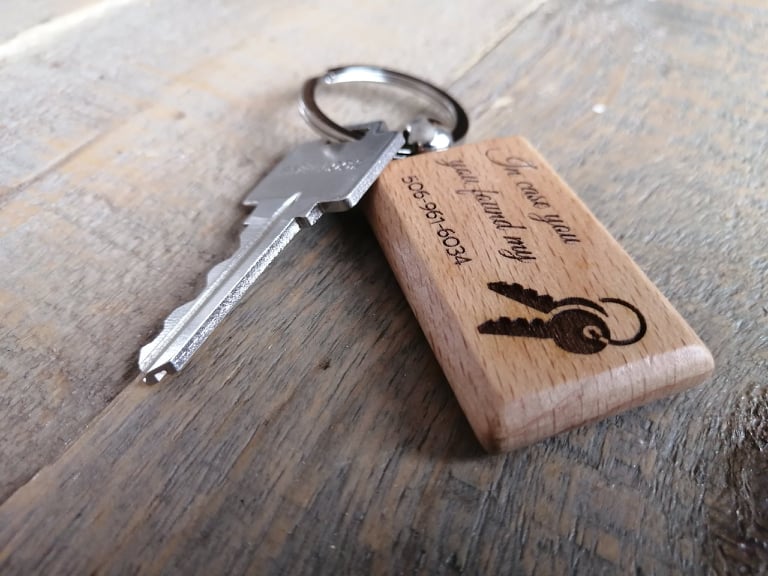 Wooden Key Chain