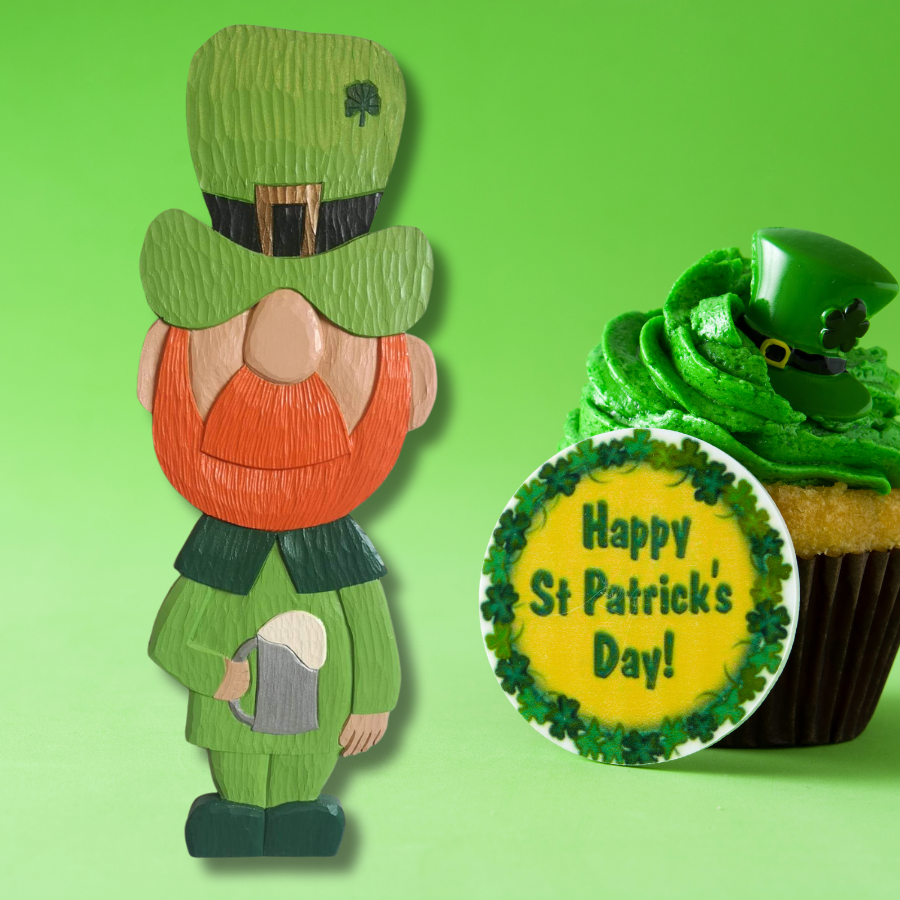 St Patrick's Leprechaun Wall Sign