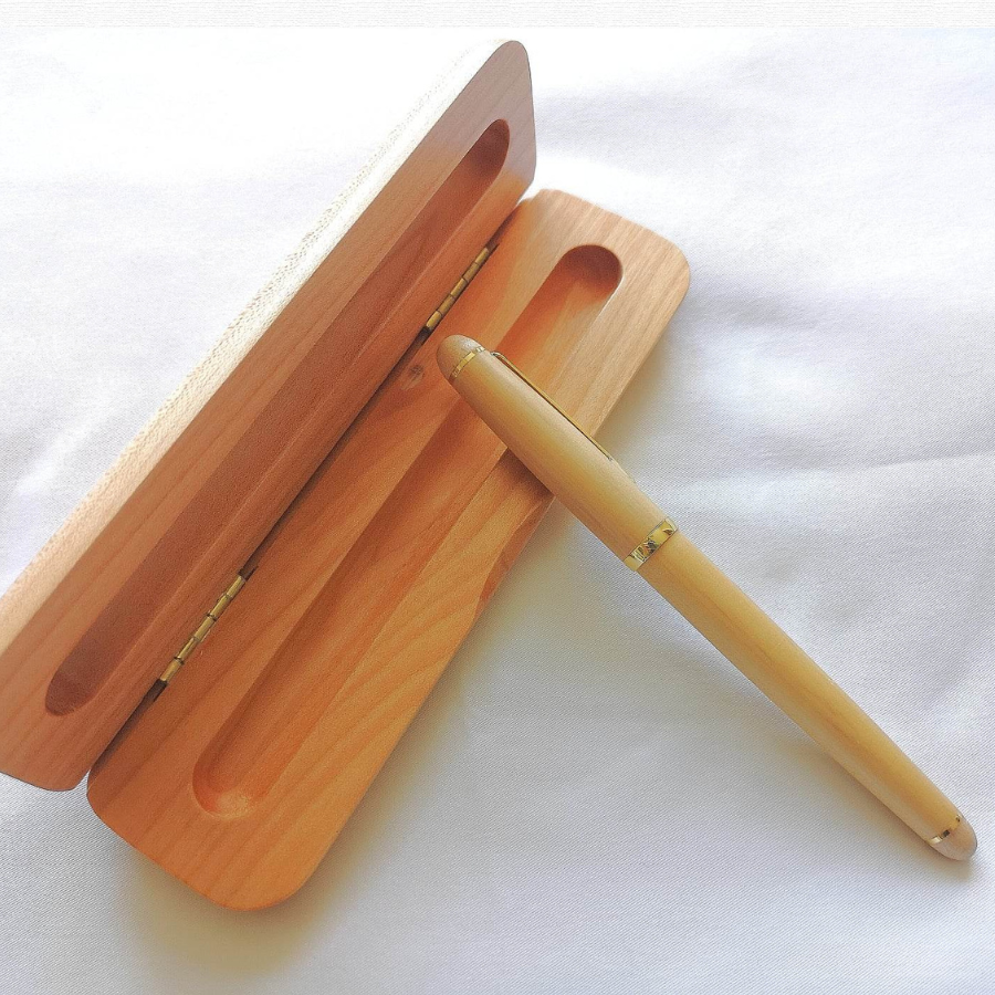 Wooden Pen Box and Pen