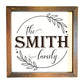 12x12" Personalized Engraved Wooden Sign