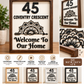 Custom Wooden Framed Wall Sign with Indian-Inspired Mandala Design | Personalized Laser-Cut Home Decor