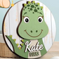 🦖 DIY Dinosaur Name Wall Sign Kit – Personalized Wooden Wall Decor for Kids' Rooms