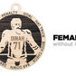 Personalized 2 Layer Wooden Hockey Christmas Ornament – Perfect for Players & Fans