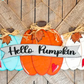 DIY Hello Pumpkin Door Hanger Kit – Rustic Fall & Thanksgiving Porch Sign Craft