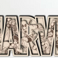 DIY Marvel-Themed Wall Sign Kit – Engraved Superhero Silhouettes | Wooden Decor for Fans
