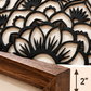 Custom Wooden Framed Wall Sign with Indian-Inspired Mandala Design | Personalized Laser-Cut Home Decor