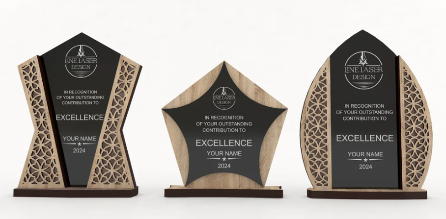 Custom Wooden Trophy