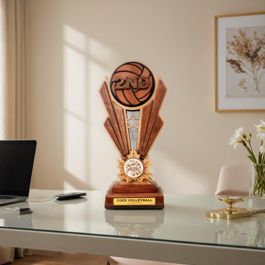 Luxury Sports Custom Wooden Trophy