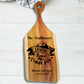 Engravable Canary Wood Charcuterie board