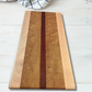 Engravable Edge Grain Maple & Rosewood Cutting Board