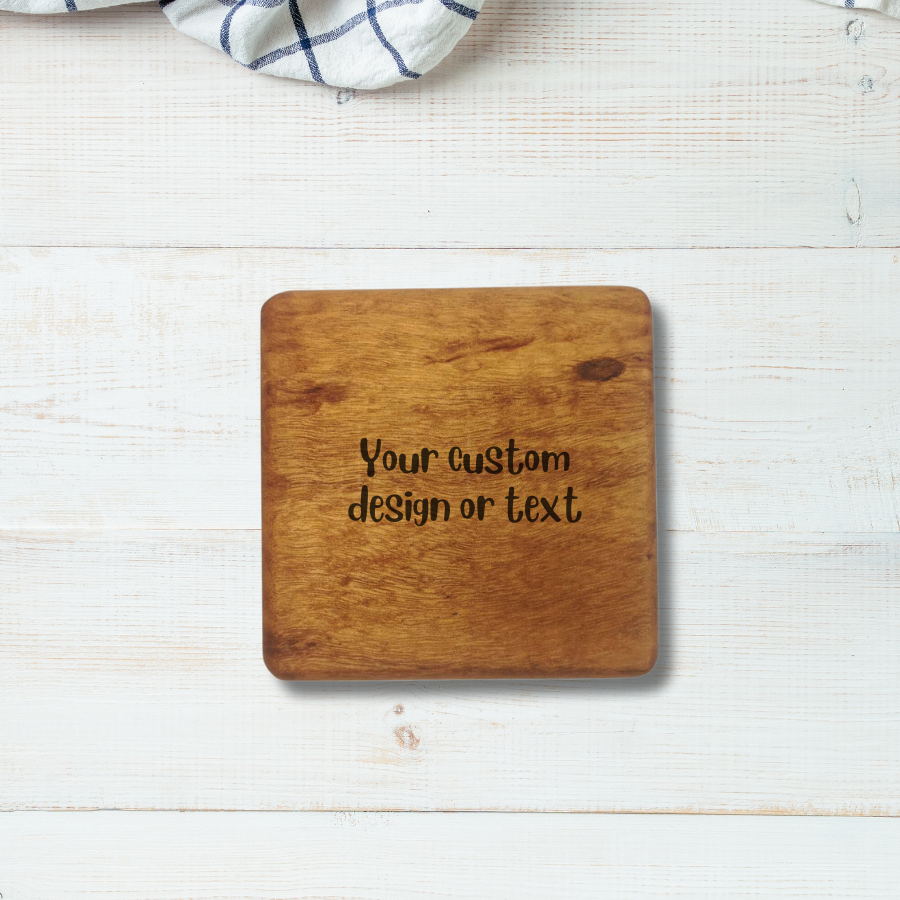 Engravable Soto Wood Coaster (set of 4)