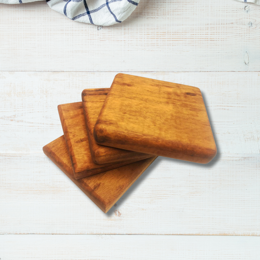 Engravable Soto Wood Coaster (set of 4)