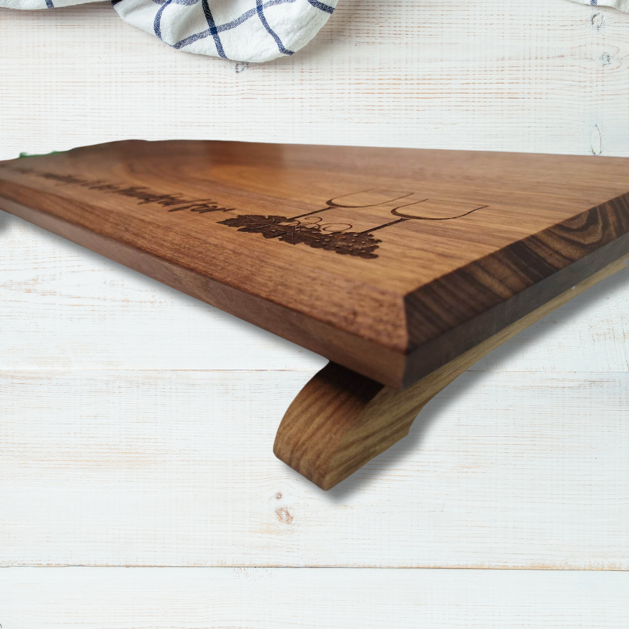 Engravable Walnut Wood Serving Tray