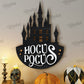 🏰 DIY Halloween "Hocus Pocus Castle" Door Hanger Kit – Spooky Castle & Magic Lettering!