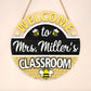 🐝 DIY Bee-Themed Classroom Door Hanger Kit – “Welcome to [Name]’s Classroom” | Paint-Your-Own Teacher Sign