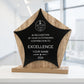 Custom Star Wooden Trophy