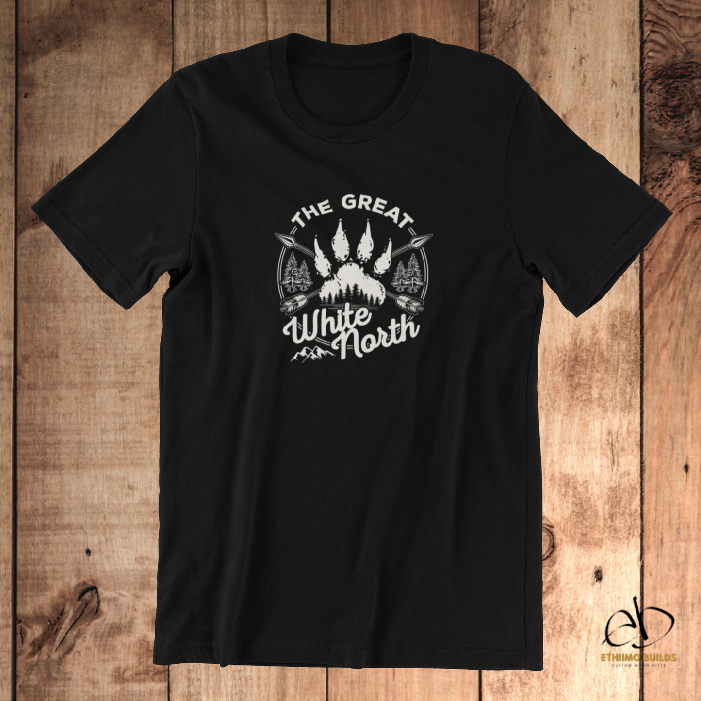 The Great White North Claw Unisex Souvenir T-shirt