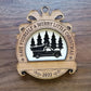 Custom made wooden christmas ornament