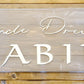 12" x 29" Custom Edge Routed Family Name Sign - Rustic Wall Decor