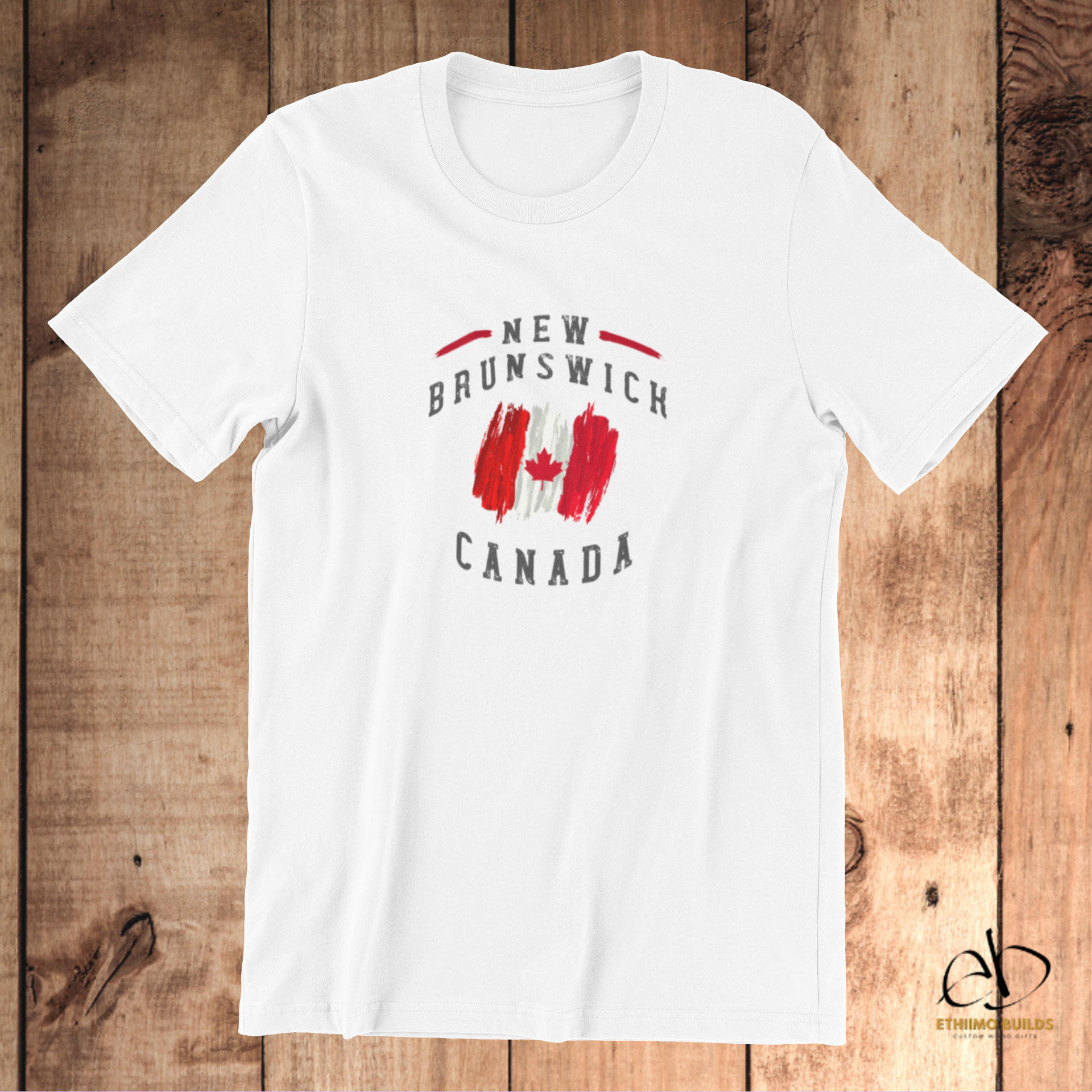 New Brunswick Canada Unisex Souvenir T shirt