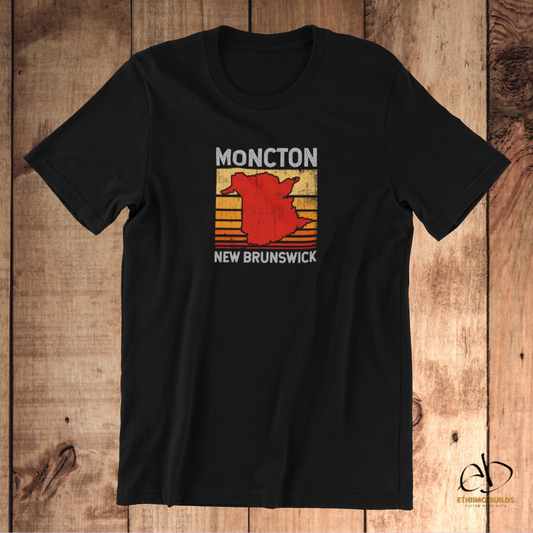 Moncton New Brunswick Classic Unisex Souvenir T-shirt