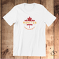 Moncton New Brunswick Maple Leaf Unisex Souvenir T-shirt